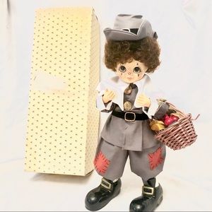 Vintage Brinns Thanksgiving Calendar Clown